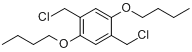 2,5-二(氯甲基)-1,4-二(丁氧基苯)分子式结构图