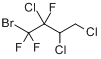 1-溴-2,3,4-三氯-1,1,2-三氟丁烷分子式结构图