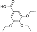 3,4,5-三乙氧基苯甲酸分子式结构图