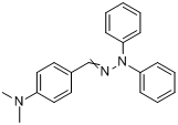 4-(二甲氨基)苯甲醛二苯基腙分子式结构图