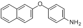 2-(4-氨基苯氧基)萘分子式结构图