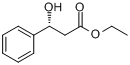 (+)-乙基 (R)-3-羟基-3-苯丙酸盐分子式结构图