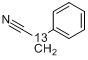 苯乙腈-α-13C分子式结构图