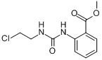 2-[3-(2-氯乙基)脲基]苯甲酸甲酯分子式结构图