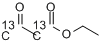 乙酰乙酸乙酯-1,3-13C2分子式结构图