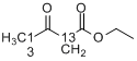 乙酰乙酸乙酯-2,4-13C2分子式结构图