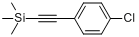 (4-氯苯乙炔基)三甲基硅烷分子式结构图