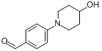 4-(4-羟基哌啶-1-基)苯(甲)醛分子式结构图