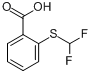 邻(二氟甲硫基)苯甲酸分子式结构图