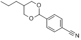 2-(4-氰基苯基)-5-正丙基-1,3-二氧杂环乙烷分子式结构图