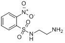 N-(2-氨基乙基)-2-硝基苯磺酰胺分子式结构图