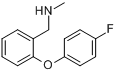 1-[2-(4-氟苯氧基)苯基]-N-甲基甲基胺分子式结构图