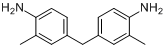 4,4'-二氨基-3,3'-二甲基二苯甲烷;3.3'-二甲基-4.4'二氨基二苯甲烷分子式结构图