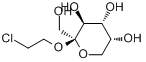 2-氯乙基β-D-果吡喃糖苷分子式结构图