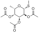 2,3,4-三-O-乙酰基-1-硫代-β-L-岩藻糖苷甲酯分子式结构图