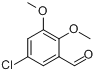 5-氯-2,3-二甲氧基苯甲醛分子式结构图