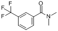 N,N-二甲基-3-(三氟甲基)苯酰胺分子式结构图