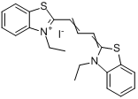 碘化-3,3-二乙基噻碳菁分子式结构图