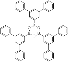 2,4,6-三(邻三联苯-5-基)环硼氧烷分子式结构图