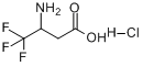 2-氨基-4,4,4-三氟-n-丁酸盐酸分子式结构图