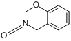 2-甲氧苄基异氰酸酯分子式结构图