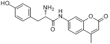 L-酪氨酸-7-胺基-4-甲基香豆素分子式结构图