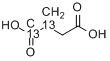 琥珀酸-1,2-13C2分子式结构图