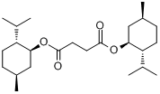 (1S)-(+)-琥珀酸二薄荷酯分子式结构图