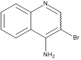 4-氨基-3-溴喹啉分子式结构图