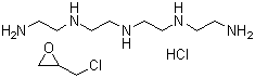 盐酸考来替泊;N'-(2-氨基乙基)-N-[2-(2-氨基乙基氨基)乙基]乙二胺2-(氯甲基)环氧乙烷盐酸盐分子式结构图