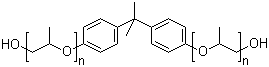 双酚-A聚氧丙烯醚分子式结构图