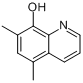 5,7-二甲基-8-羟基喹啉分子式结构图