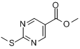2-巯甲基嘧啶-5-羧酸甲酯;2-甲硫基嘧啶-5-羧酸甲酯分子式结构图