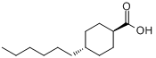 反式-4-己基环己烷甲酸;反式对己基环己基甲酸分子式结构图