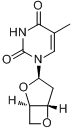 3',5'-脱水胸苷;3',5'-脱水胸甙分子式结构图