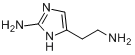 2-氨基组胺;2-氨基-1H-咪唑-5-乙胺分子式结构图
