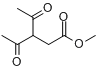 3,3-二乙酰基丙酸甲酯分子式结构图