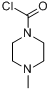 4-甲基哌嗪-1-甲酰氯;4-甲基-1-氯甲酰哌嗪;1-氯甲酰基-4-甲基哌嗪分子式结构图