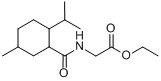 N-[[5-甲基-2-(异丙基)环己基]甲酰]甘氨酸乙酯分子式结构图