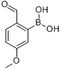 2-醛基-5-甲氧基苯硼酸分子式结构图