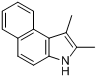 2,3-二甲基-4,5-苯并吲哚;2,3-二甲基-1H-苯并[e]吲哚分子式结构图