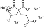 2-膦酸丁烷-1,2,4-三羧酸钠盐;2-膦酸丁烷-1,2,4-三羧酸四钠分子式结构图