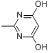 4,6-二羟基-2-甲基嘧啶;2-甲基-4,6-二羟基嘧啶分子式结构图