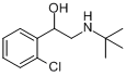 妥布特罗;alpha-[(叔丁基氨基)甲基]-邻氯苯甲醇分子式结构图