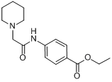 哌啶基乙酰胺苯甲酸乙酯分子式结构图