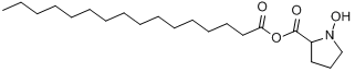 N-十六碳酰基-4-羟基-L-脯氨酸;N-棕榈酰基-4-羟基-L-脯氨酸分子式结构图