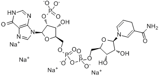 烟酰胺腺嘌呤双核苷酸磷酸四钠盐;烟酰胺腺嘌呤双核甙酸磷酸四钠盐;还原型辅酶II四钠盐分子式结构图