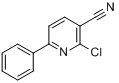 2-氯-6-苯基烟腈分子式结构图