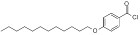 4-十二烷氧基苯甲酰氯;对十二烷氧基苯甲酰氯分子式结构图