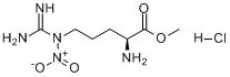 N'-硝基-L-精氨酸甲酯盐酸盐分子式结构图